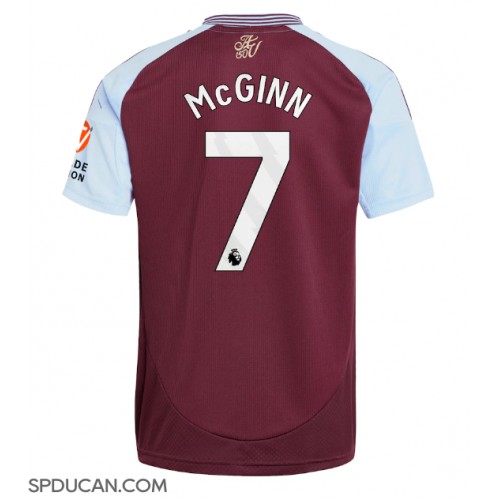 Muški Nogometni Dres Aston Villa John McGinn #7 Domaci 2024-25 Kratak Rukav